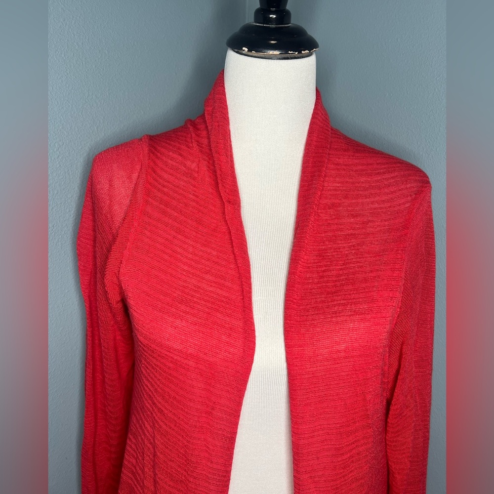Chicos Duster Open Front Cardigan Size M/L - Picture 2 of 6